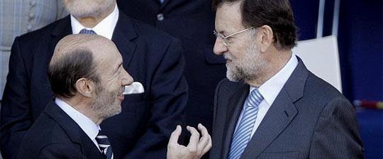 La campaña comienza a medianoche con Rubalcaba en Madrid y Rajoy en Barcelona